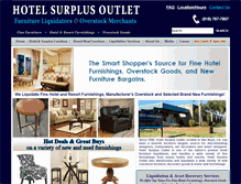 Tablet Screenshot of hotelsurplus.com